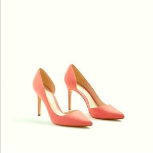 Mango Pink Asymmetric Heels - Zapato Audrey